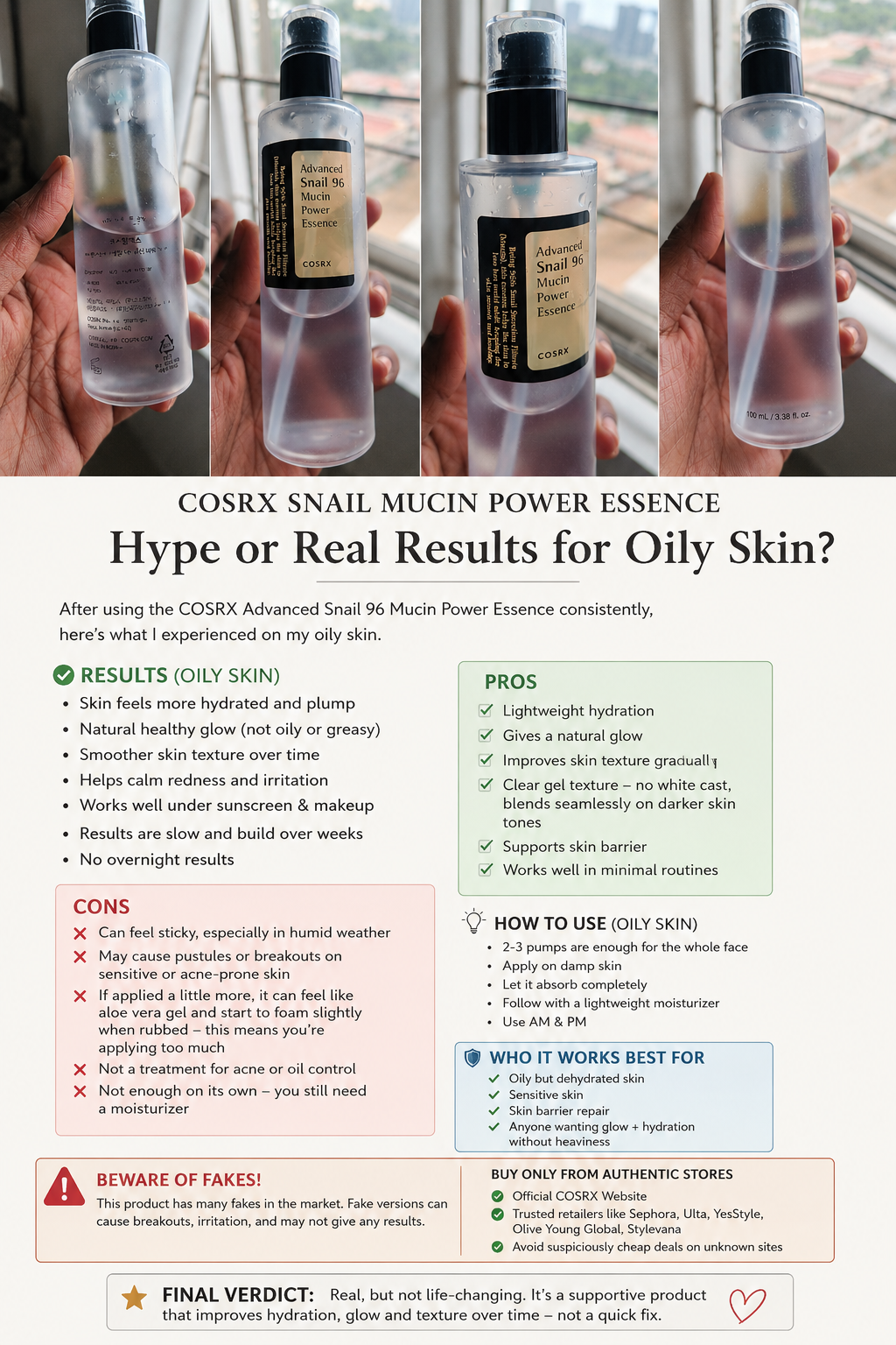 Cosrx snail mucin Essence